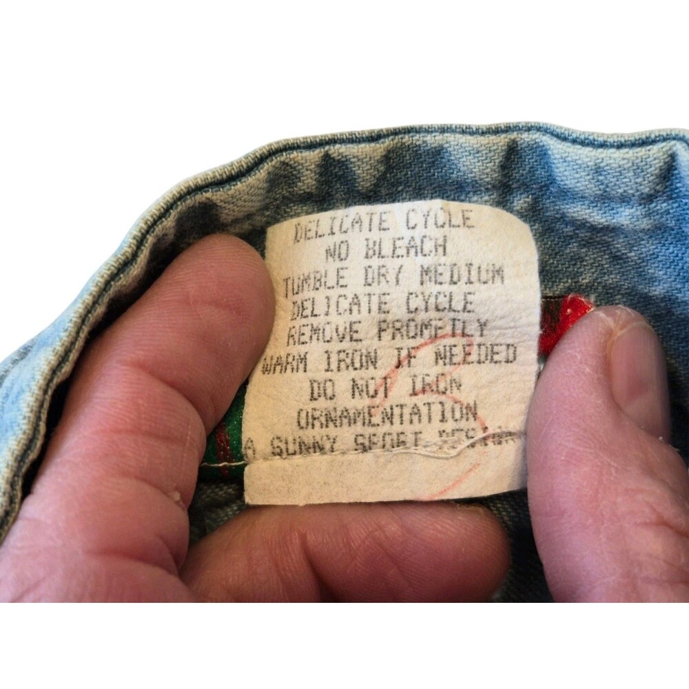 VTG Sunny Sport Size 8, 100% Cotton Jacket Blazer Pockets Cottage Core 80's - Picture 5 of 7